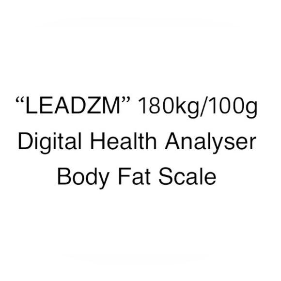 “LEADZM” Digital Body Fat Health Monitor Scale - Picture 2 of 10